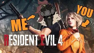 Keeping Leon at red health to hear him moan is normal behavior [Resident Evil 4]