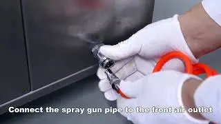 Aadarsh Technologies - BGD 228 Table Water curtain Spray Cabinet Operation