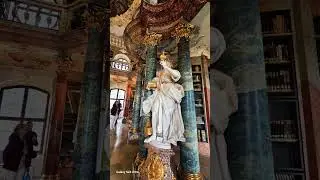 # Bibliothek # Schloss #Der Bibliothekssaal von Kloster Wiblingen ist ein Meisterwerk des Rokoko