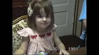 1991 august 11 & 12 kelsey's 2nd birthday movie