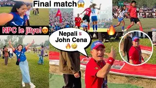 OMG!!😱NEPALI JOHN CENA🔥🤣|| JHAPA WOMEN&rsquo;S GOLD CUP🏆|| APF VS NPC🙏|| FINAL MATCH😍❤️||@sebikaRai2 