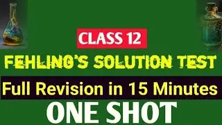 🚨🔥Clear Concept|JEE|NEET|MHT-CET Fehlings Solution Test in One Shot🔥|Class 12 |Last Minute Revision