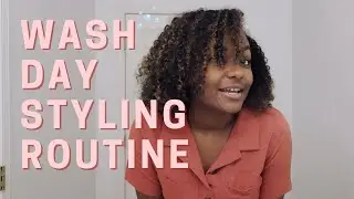 WDWM: WASH DAY WITH ME | Type 3 Wash N Go Styling Routine