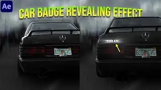 Car Badge Revealing Effect in After Effects