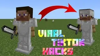 Viral minecraft tiktok hacks #1|Rodhszone
