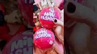 Zuru mini fashion brands series 2 opening. Mini brands for my dolls.