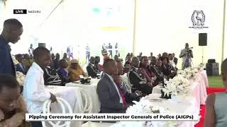 Pipping Ceremony for Assistant Inspector Generals of Police (AIGPs)