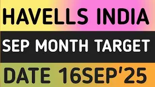 HAVELLS INDIA STOCK LATEST NEWS 16SEP'25/HAVELLS INDIA SHARE LATEST NEWS WITH TARGET ANALYSIS