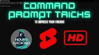 Command Prompt Tricks To Impress Your Friends | Shorts #1 | Hours Hacking