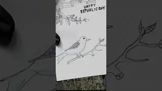 how to draw a bird | bird drawing #birdsketch #drawbird