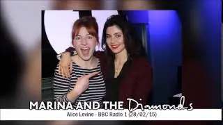 (28/02/15) Marina & The Diamonds &bull; Alice Levine - BBC Radio 1 Interview