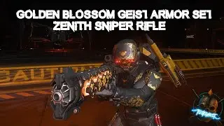 Golden Blossom Geist Armor Set & Zenith Sniper Rifle 💀 @StarCitizen #starcitizen