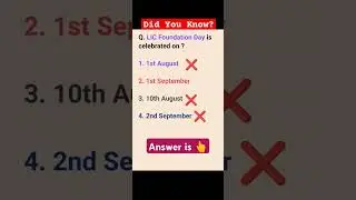 GK on LIC || India #gk #mcq #english #gkknowledge #viralshort #exam #quiz #india #lic