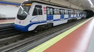 Madrid Metro Line 4 Trains At Alfonso XIII 15 May 2025