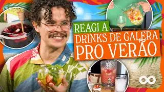 REACT e RECEITA de DRINK PARA FESTA, galera, praia, piscina e churrasco | Destilado de Cá