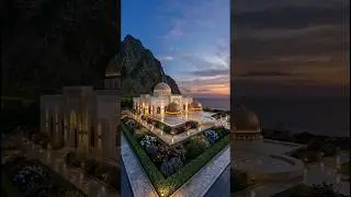 🕌 A Modern Mosque Reborn Between Mountains & Sea | Renovation Time-Lapse 🌊⛰️ #MosqueRenovation