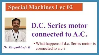 SEM02 DC Series Motor Connected to AC