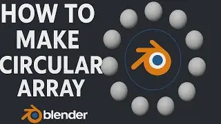 How To Make Circular Array in Blender!