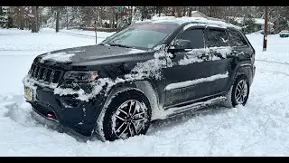 2021 Jeep Grand Cherokee Trailhawk - POV Driving Around in the Snow