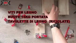 FAI DA TE CARRELLI in legno per SPOSTAMENTO MOBILI CON SOLI 13&euro; oltre  240kg