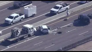 Major crash shuts down 1-17 southbound near Camelback Road