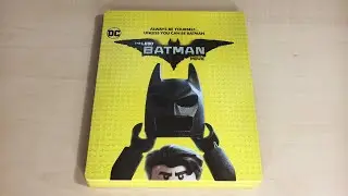 Лего Фильм Бэтмен — эксклюзивная распаковка стальной книги на Blu-ray от Best Buy