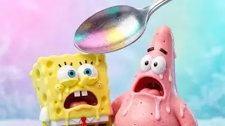 SpongeBob Turned into ICE CREAM! 🍦 Satisfying Melting | Epic 4K SpongeBob Animation