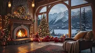 Peaceful Piano Evenings Indoors 2025 | Warm Fireplace Sounds for Relaxation and Sleep