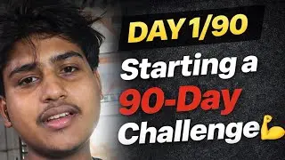 New challenge started 🤝 day 1/90 let's go don't give up ✊