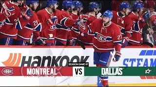 Montreal Canadiens vs Dallas Stars - Season Game 67 - All Goals (8/3/16)