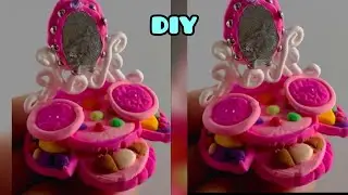 Clay Makeup set for Barbie doll//Clay art craft//clay art 