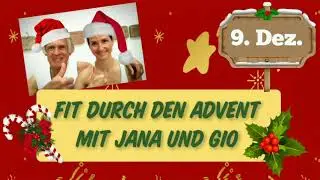 Fit durch den Advent mit Jana & Gio: Tanz dich fit mit einer Zumba-Christmas-Choreografie
