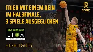 Alle Highlights der Viertelfinal-Spiele 1 und 2 - BARMER 2. Basketball Bundesliga | SDTV Basketball