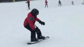Jack's First Snowboard