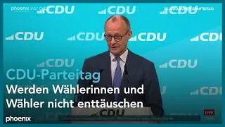 Bericht von Friedrich Merz beim CDU-Parteitag am 20.02.26