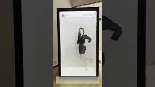 Voice interactive transparent OLED screen