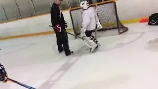 Goalie Training:  The Aggressive Butterfly Drop
