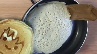 Pancake Art - My First Try And Mistake - Elieoops