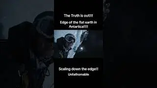 Climbing down the edge of the world in Antartica!