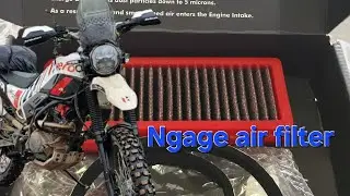 Hero xpules may Ngage air filter fiting #heroxpulse200 #hero