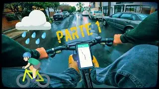 ⚠️Ni la lluvia me detiene para repartir ⚠️🌧️🚴🏻‍♂️#didi #uber #dinero #delivery 