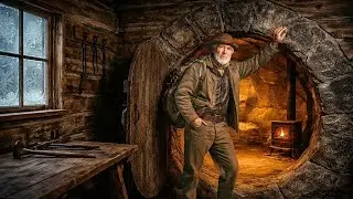 Se rieron cuando construyó una cueva dentro de su cabaña… hasta que se mantuvo cálida todo el invier