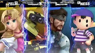 ApolloKage и ATATA (Snake/Ness) против Zomba и Free KayFlock (R.O.B/Zelda) - Afterburner 2026 Dou...