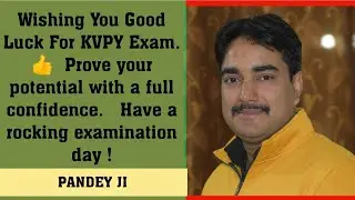 Best of luck for KVPY Exam 👍| Do your best| My good wishes for KVPY aspirants | KVPY|Stream SB/SX/SA