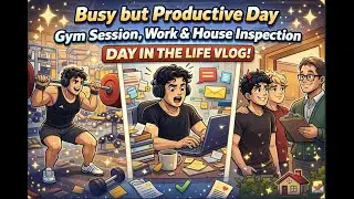✨Busy but Productive Day✨  | Gym Session,  Workday Chaos   House Inspection   Day in the Life Vlog
