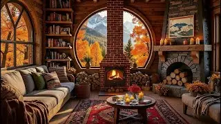 Relaxing Autumn Coffee Jazz ??? Smooth Lakeside Music for Focus & Work|