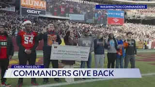 Washington Commanders, NFL Foundation awards $650K to three DMV high schools