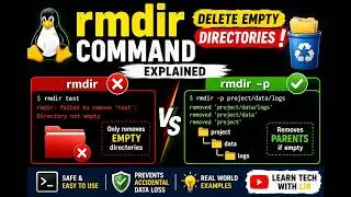 Linux rmdir Command Explained (Delete Empty Directories Safely!)