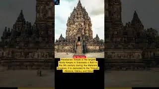 Amazing Facts About Prambanan Temple #amazingfacts #facts #fact #didyouknow #worldfacts