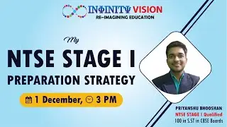 TIPS TO CRACK NTSE STAGE 1 | PREPARATION STRATEGY OF PRIYANSHU BHOOSHAN